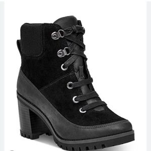 Ugg Redwood Lace Up Chunky Heel Boots